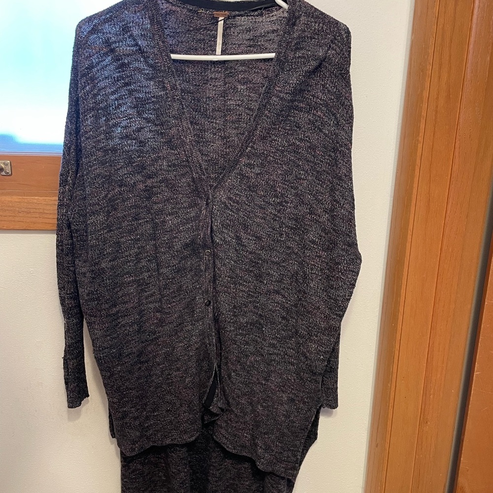Free People high-low cardigan